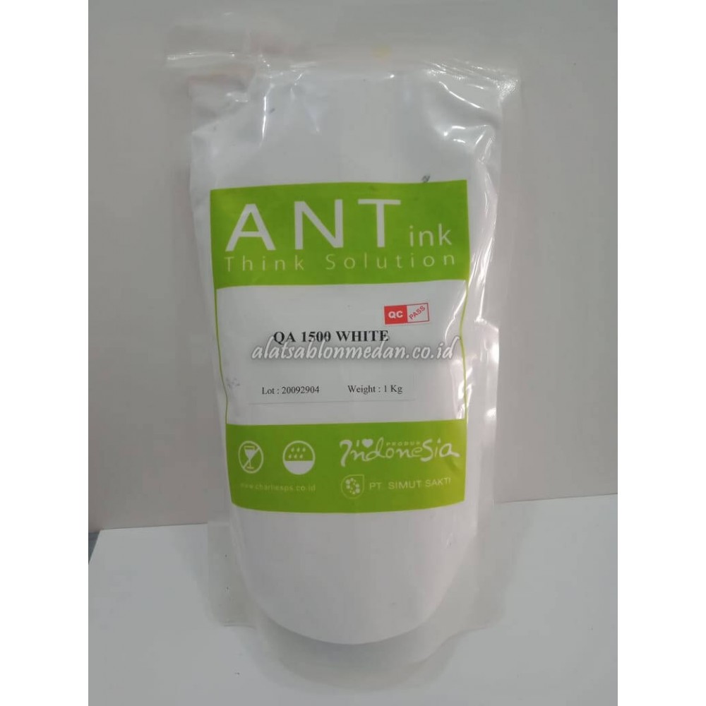QA 1500 White 1Kg | Tinta Rubber Ant Ink